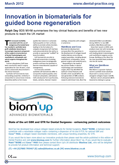 Innovation in biomaterials for guided bone regeneration