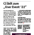 Champions lädt zum „User Event '22“